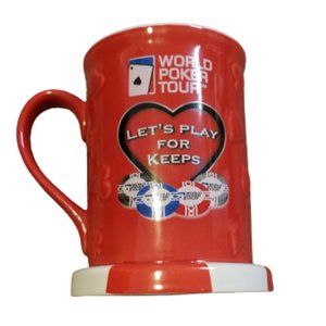 2006 World Poker Tour Let's Play for Keeps Mug / Stein | Vintage Poker Mug